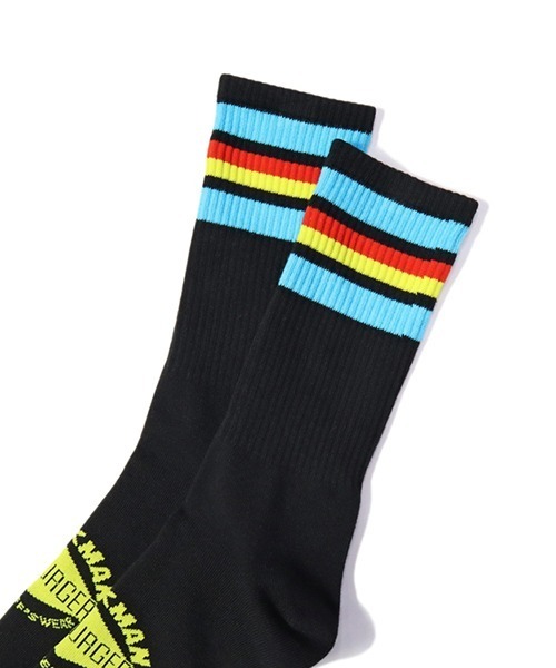 COOKMAN（クックマン）の「Cookman クックマン ソックス Crew Socks FAT LOGO ソックス（ソックス/靴下・メンズ・ホワイト/ブラック・FREE）」の5枚目の写真