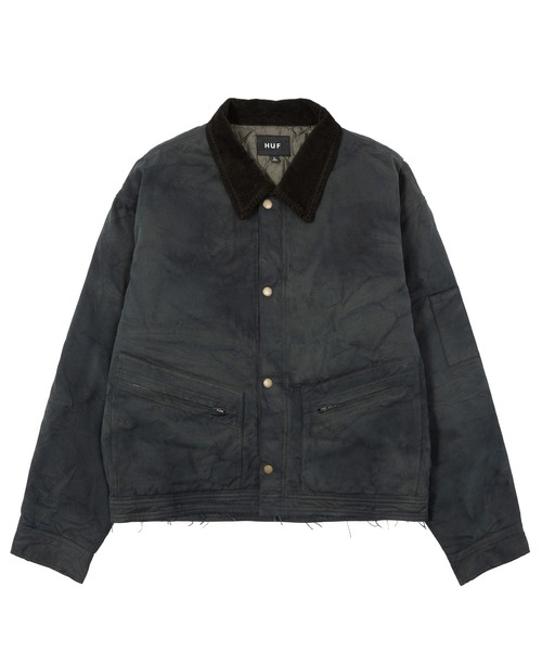 HUF（ハフ）の「1984 CANVAS JACKET / HUF ハフ キルティングライナー ダック ジャケット（ブルゾン・メンズ・ブラック/ネイビー・X-LARGE/LARGE/MEDIUM/SMALL）」の14枚目の写真