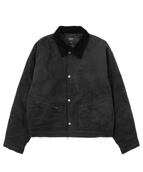 HUF（ハフ）の「1984 CANVAS JACKET / HUF ハフ キルティングライナー ダック ジャケット（ブルゾン・メンズ・ブラック/ネイビー・X-LARGE/LARGE/MEDIUM/SMALL）」の16枚目の写真