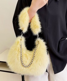 florist | 【ボールチェーン付】2WAY モンスターファーハンドバッグ/ショルダーバッグ(ハンドバッグ)