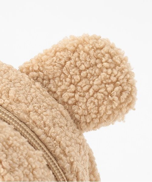 by LOVEiT（バイラビット）の「クマ耳ボアリュック（バックパック/リュック・キッズ・ベージュ/オフホワイト・FREE）」の10枚目の写真