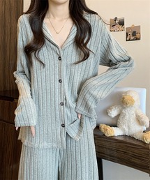 Girly Doll（ガーリードール）の「長袖ルームウェア 上下セット（ルームウェア/パジャマ・レディース）」