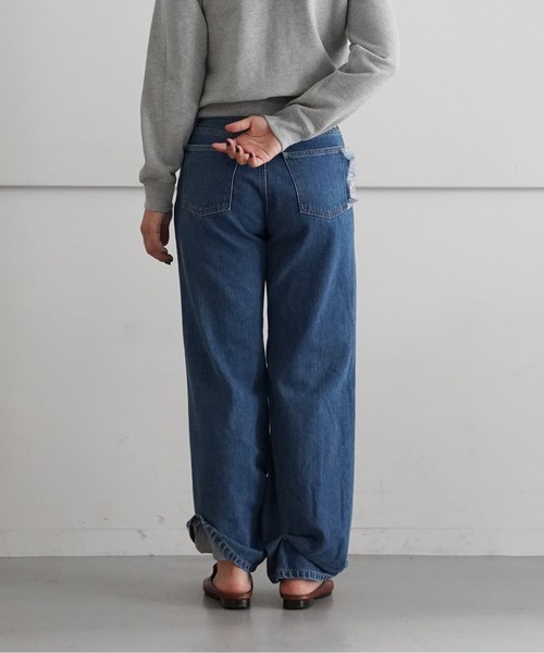 kotohayokozawa（コトハヨコザワ）の「kotohayokozawa LOOSE ROLLED-UP JEANS（デニムパンツ・メンズ・ブルー・S/M）」の3枚目の写真