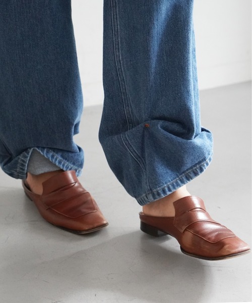 kotohayokozawa（コトハヨコザワ）の「kotohayokozawa LOOSE ROLLED-UP JEANS（デニムパンツ・メンズ・ブルー・S/M）」の6枚目の写真