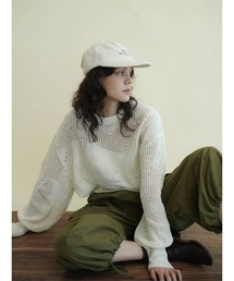 Low gauge cropped knit