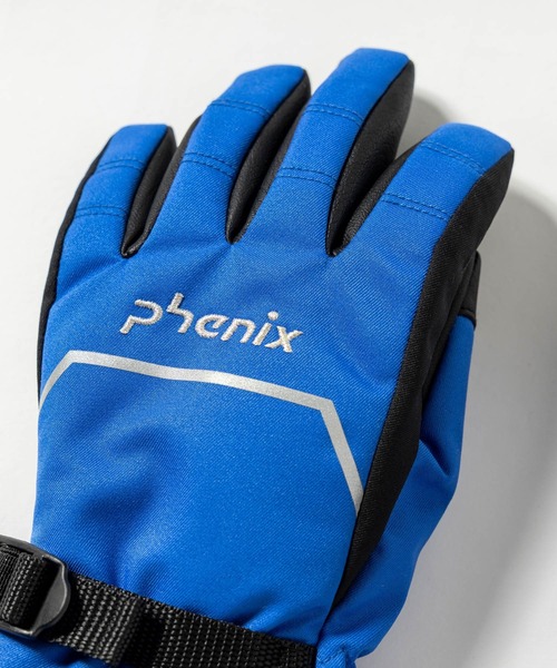 phenix(フェニックス)の「phenix(フェニックス)Ski Slope Junior Gloves スキースロープジュニアグローブ/キッズ/子供用 スノーグローブ/スキーウェア/手袋/5本指(手袋・キッズ・ブラック/カーキ/ブルー/レッド・S/L/M)」の9枚目の写真
