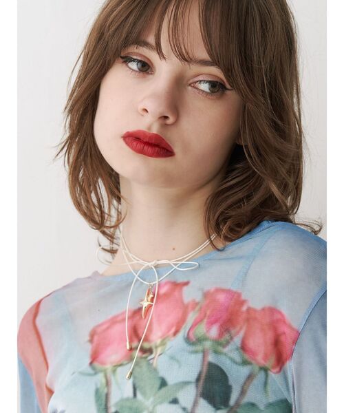 jouetie（ジュエティ）の「シャイニーチョーカー（チョーカー・レディース・ブラック/アイボリー・FREE）」の3枚目の写真