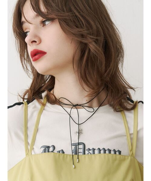 jouetie（ジュエティ）の「シャイニーチョーカー（チョーカー・レディース・ブラック/アイボリー・FREE）」の6枚目の写真