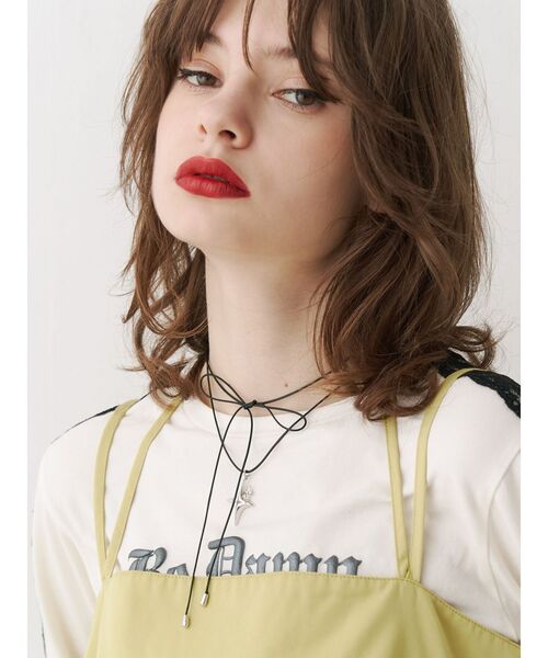 jouetie（ジュエティ）の「シャイニーチョーカー（チョーカー・レディース・ブラック/アイボリー・FREE）」の7枚目の写真