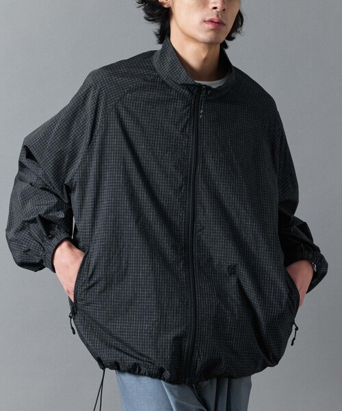 限定展開 リラックスフィット スタンドカラー ナイロン ジップブルゾン（ブルゾン）｜FREAK'S STORE（フリークスストア）