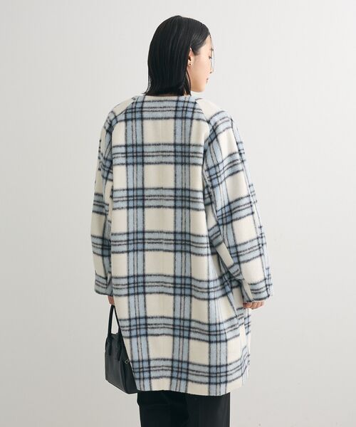 ROPE' 【PONTETORTO】シャギーノーカラーコート新品¥39,600 ROPE
