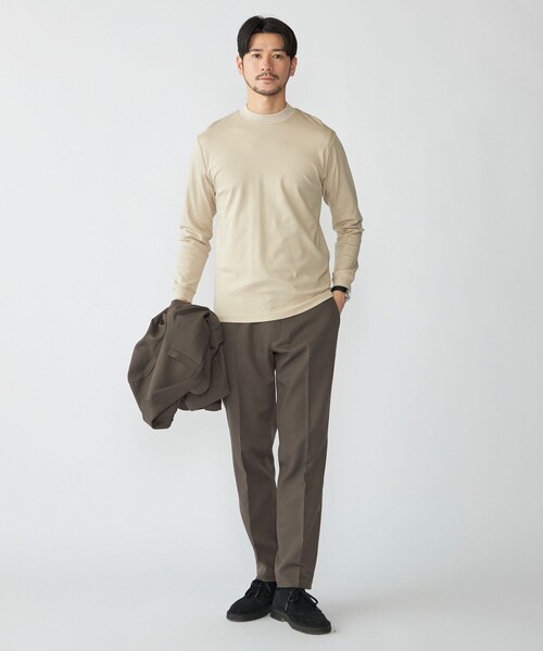 23SS FCRB クールテック モックネック ロングスリーブTシャツ XL セール】【WEB限定】SHIPS:〈抗菌/防臭〉テレワーク ビズ モックネック