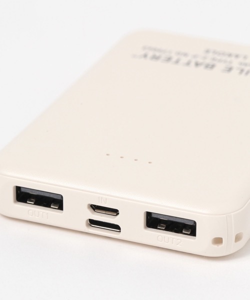 5000mAh薄型モバイルバッテリー / 234278（スマホグッズ）｜LAKOLE