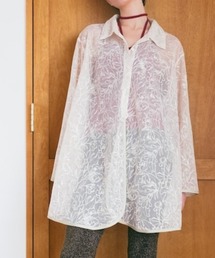 Piping Lace Over Shirt/パイピングレースオーバーシャツ