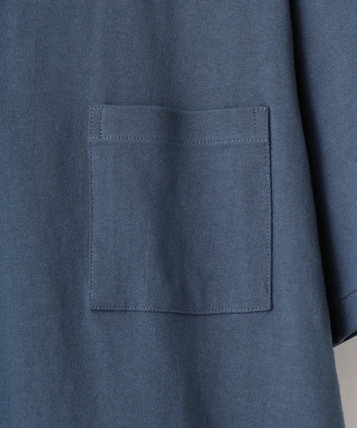 CROSS & STITCH(クロスステッチ)の「CROSS & STITCH OEマックスウエイトバインダーネックポケットTシャツ(Tシャツ/カットソー・メンズ・ブラック/ホワイト/ナチュラル/ヘザーグレー/ネイビー/アーミー/ブルー/スミクロ・XL/L/S/XXL/M)」の22枚目の写真