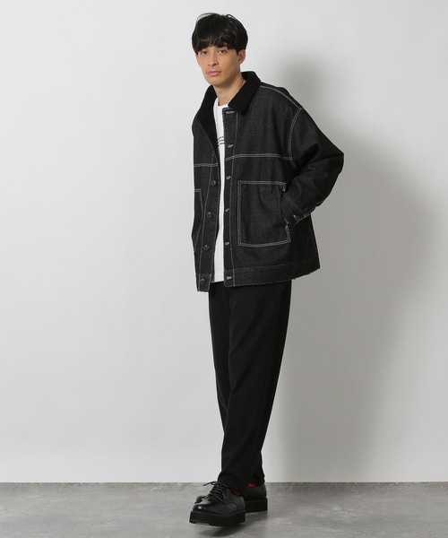 セール】デニム裏ボアジャケット / 202166（ブルゾン）｜LAKOLE