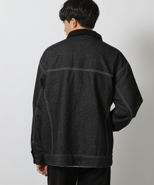 LAKOLE（ラコレ）の「デニム裏ボアジャケット / 202166（ブルゾン・メンズ・ブラック/ブルー・X-LARGE/MEDIUM/LARGE）」の13枚目の写真