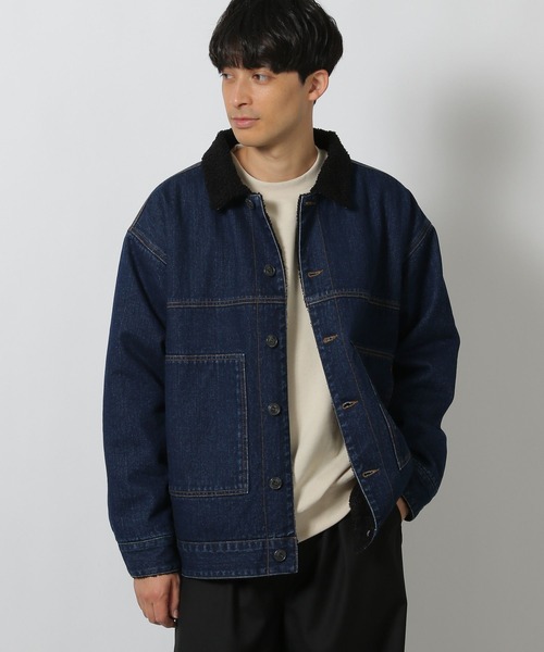 LAKOLE（ラコレ）の「デニム裏ボアジャケット / 202166（ブルゾン・メンズ・ブラック/ブルー・X-LARGE/MEDIUM/LARGE）」の15枚目の写真