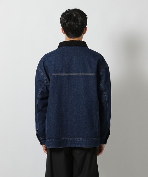 LAKOLE（ラコレ）の「デニム裏ボアジャケット / 202166（ブルゾン・メンズ・ブラック/ブルー・X-LARGE/MEDIUM/LARGE）」の5枚目の写真