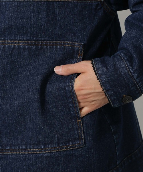 LAKOLE（ラコレ）の「デニム裏ボアジャケット / 202166（ブルゾン・メンズ・ブラック/ブルー・X-LARGE/MEDIUM/LARGE）」の16枚目の写真