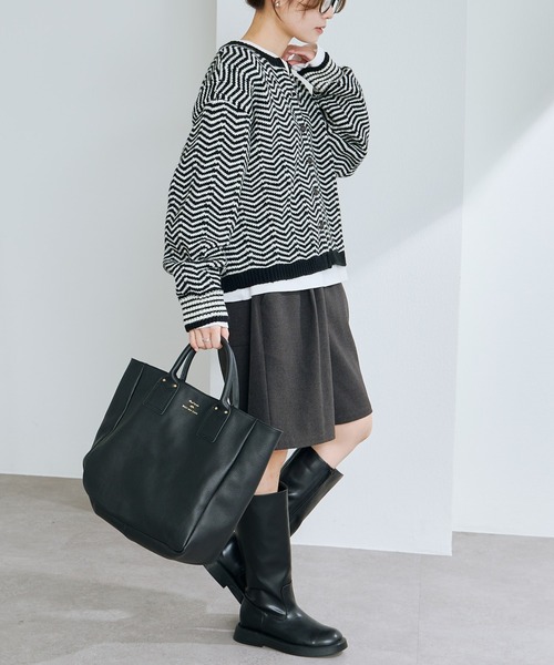 本革】レザートートバッグ（トートバッグ）｜PUAL CE CIN