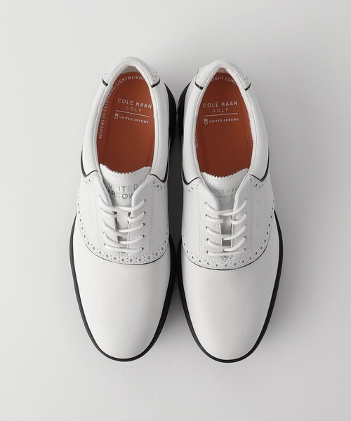COLE HAAN(コールハーン)の「【別注】<COLE HAAN×UNITED ARROWS> メンズ Originalgrand Saddle/ゴルフシューズ(その他シューズ・メンズ・ホワイト/ブラック・7/8h/9/10h/10/9h/7h/8)」の4枚目の写真
