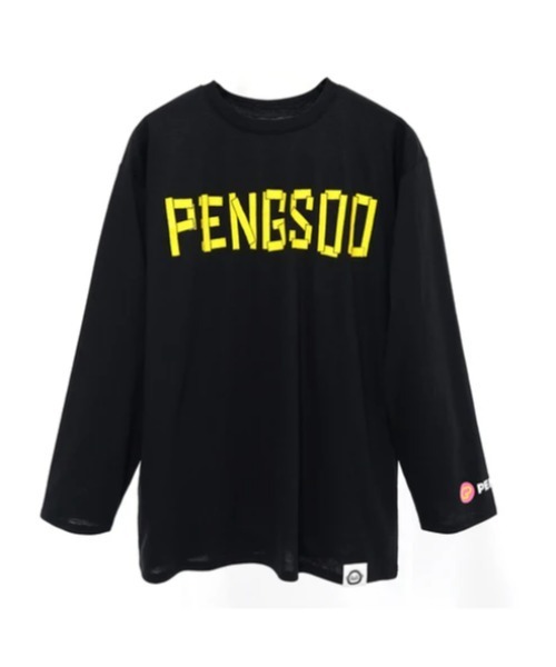 THE BAREFOOT(ベアフット)の「【 PENGSOO / ペンス 】 フロント プリント ロングTシャツ ロンT ACR(Tシャツ/カットソー・レディース・その他1・FREE)」の1枚目の写真