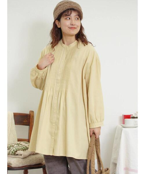 ピンタックチュニック（シャツ/ブラウス）｜Samansa Mos2（サマンサ モスモス）