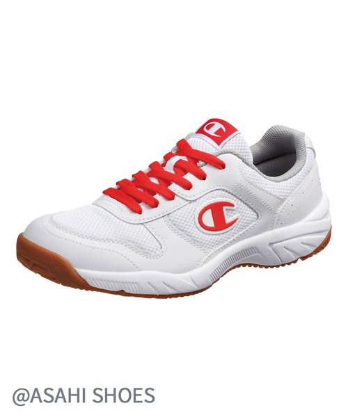 Champion(チャンピオン)の「Champion/チャンピオン 体育館シューズ (CPN SC100)(スニーカー・キッズ・ネイビー×ホワイト/ホワイト×イエロー/ホワイト×グリーン/ホワイト×レッド/ホワイト×ブルー・22.0cm/22.5cm/23.0cm/23.5cm/24.0cm/24.5cm/25.0cm/25.5cm/26.0cm/26.5cm/27.0cm/27.5cm/28.0cm/29.0cm/30.0cm/31cm/21.5cm)」の6枚目の写真