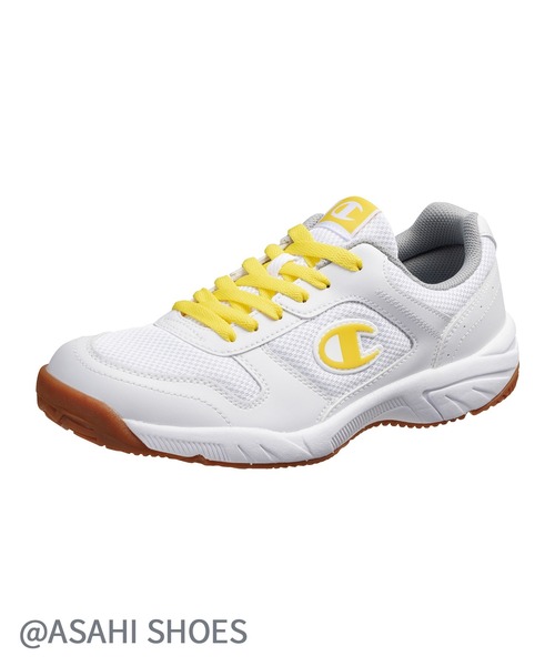 Champion(チャンピオン)の「Champion/チャンピオン 体育館シューズ (CPN SC100)(スニーカー・キッズ・ネイビー×ホワイト/ホワイト×イエロー/ホワイト×グリーン/ホワイト×レッド/ホワイト×ブルー・22.0cm/22.5cm/23.0cm/23.5cm/24.0cm/24.5cm/25.0cm/25.5cm/26.0cm/26.5cm/27.0cm/27.5cm/28.0cm/29.0cm/30.0cm/31cm/21.5cm)」の14枚目の写真