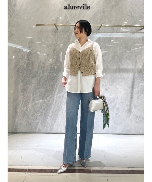 allureville(アルアバイル)の「◇トーマスメイソンベーシックシャツ(シャツ/ブラウス・レディース・ダークネイビー/ホワイト・2)」の14枚目の写真