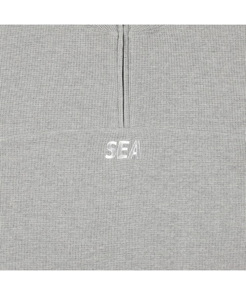 WIND AND SEA（ウィンダンシー）の「ES_W_Half Zip Waffle Shirt（スウェット・メンズ・ブラウン/ライトグリーン/オリーブ・LARGE/X-LARGE/MEDIUM）」の10枚目の写真