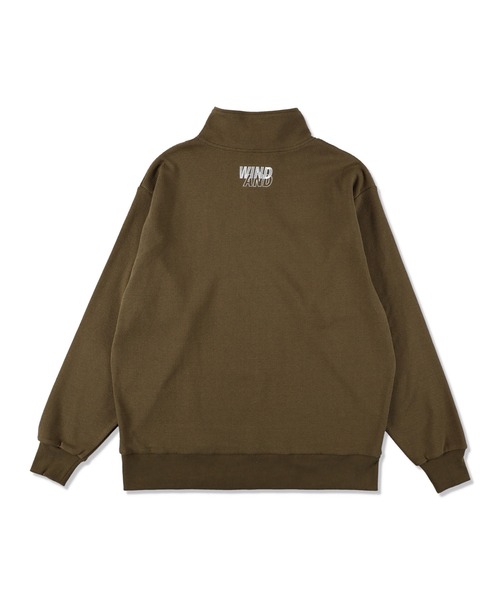 セール】ES_W_Half Zip Waffle Shirt（スウェット）｜WIND AND SEA