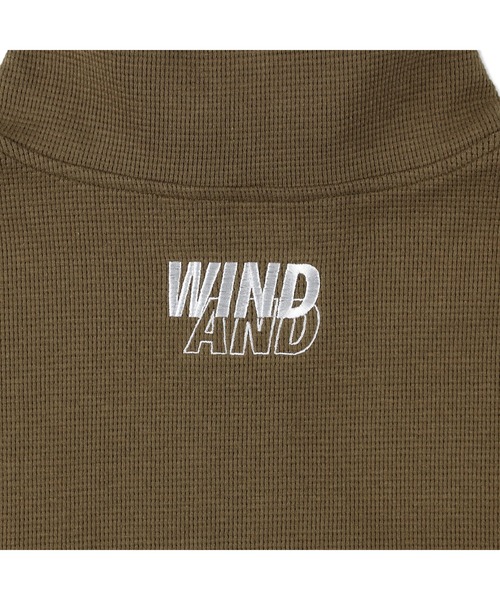 ES_W_Half Zip Waffle Shirt（スウェット）｜WIND AND SEA（ウィン