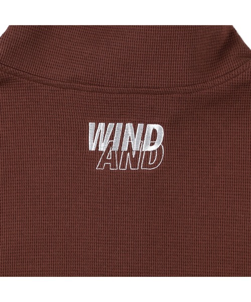 WIND AND SEA（ウィンダンシー）の「ES_W_Half Zip Waffle Shirt（スウェット・メンズ・ブラウン/ライトグリーン/オリーブ・LARGE/X-LARGE/MEDIUM）」の15枚目の写真