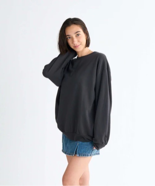 ROXY（ロキシー）の「BEACHCOMBER/ロキシースウェットトレーナー（スウェット・レディース・グレー/ブラック/ピンク・MEDIUM/LARGE/SMALL）」の5枚目の写真
