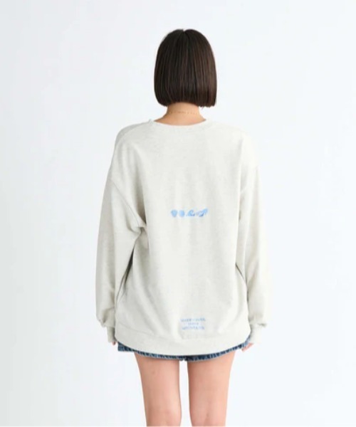 ROXY（ロキシー）の「BEACHCOMBER/ロキシースウェットトレーナー（スウェット・レディース・グレー/ブラック/ピンク・MEDIUM/LARGE/SMALL）」の11枚目の写真