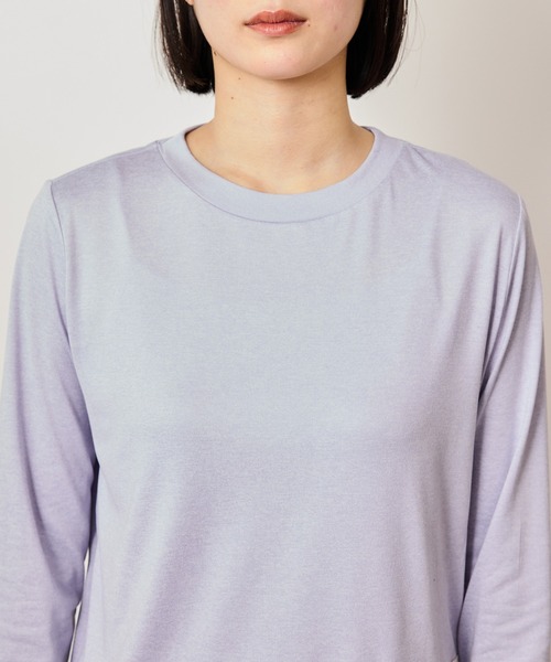 Vuori（ヴオリ）の「【Vuori】Daydream Crew デイドリームクルー（Tシャツ/カットソー・レディース・ブラック/パープル・S）」の22枚目の写真