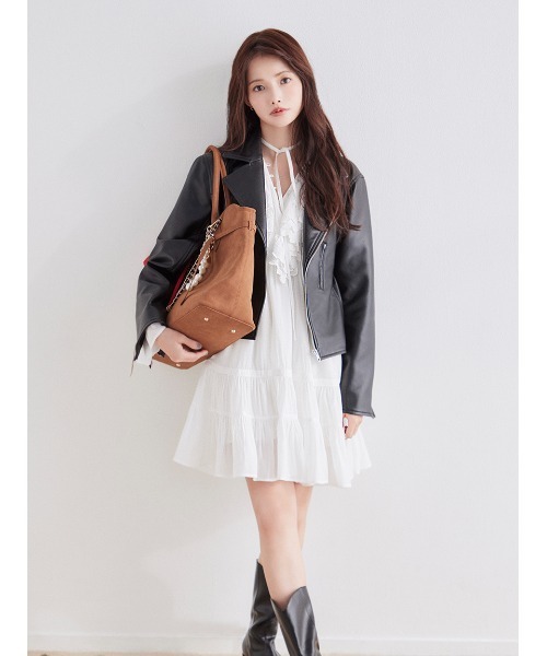 SNIDEL（スナイデル）の「ソフトベルトトートバッグ（トートバッグ・レディース・ブラック/ブラウン/ベージュ・FREE）」の8枚目の写真