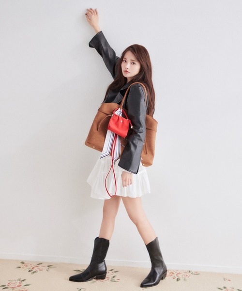 SNIDEL（スナイデル）の「ソフトベルトトートバッグ（トートバッグ・レディース・ブラック/ブラウン/ベージュ・FREE）」の7枚目の写真