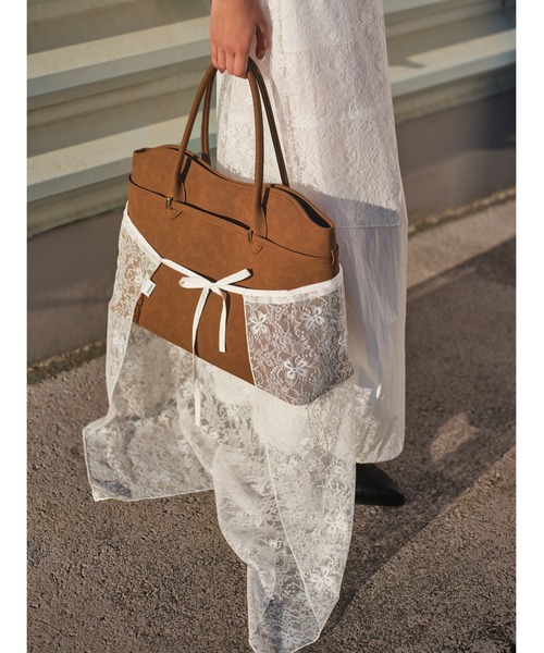 SNIDEL（スナイデル）の「ソフトベルトトートバッグ（トートバッグ・レディース・ブラック/ブラウン/ベージュ・FREE）」の12枚目の写真