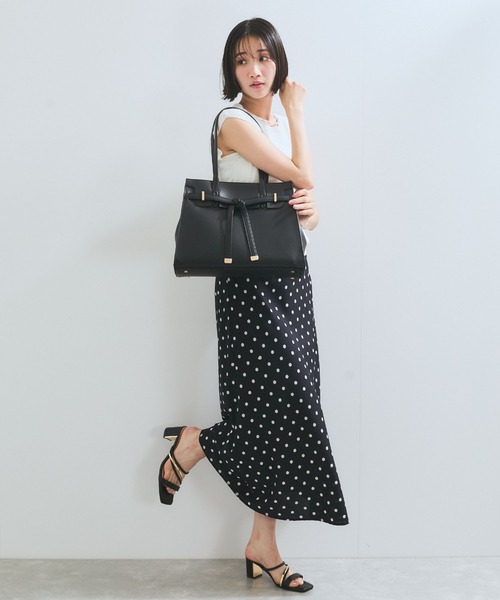 VIS（ビス）の「【A4収納】フラップタイトートバッグ（トートバッグ・レディース・キナリ/ブラック/ベージュ系その他2・FREE）」の17枚目の写真