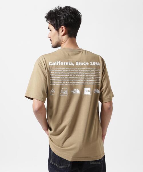 THE NORTH FACE(ザノースフェイス)の「THE NORTH FACE/ザ・ノース・フェイス S/S Historical Logo Tee ヒストリカルロゴティー NT32407(Tシャツ/カットソー・メンズ・ネイビー/ホワイト/カーキ/ブラック/グレー・XL/L/M)」の4枚目の写真