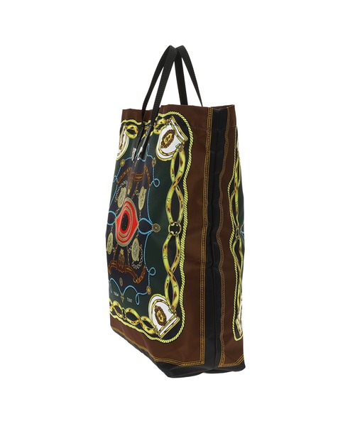 TOGA PULLA（トーガ　プルラ）の「TOGA PULLA Print tote bag TZ251-AG931（トートバッグ・レディース・オレンジ/グリーン・ONE SIZE）」の10枚目の写真