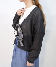 いにしえのリボンカーディ【ニット】