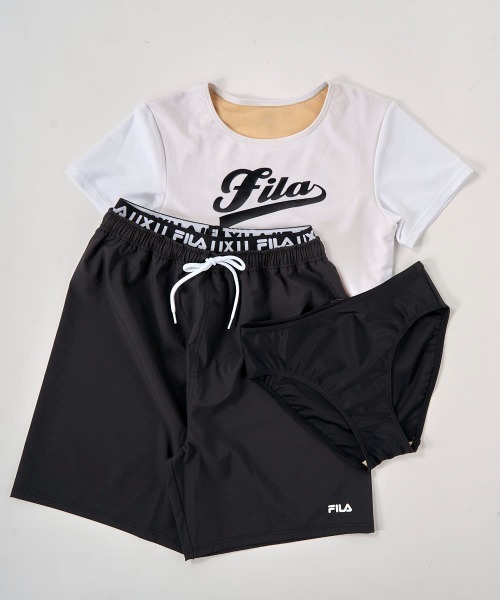 セール】短丈Tシャツ付き 3点セット水着（水着）｜FILA（フィラ）の