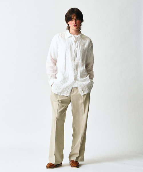 417 EDIFICE(フォーワンセブンエディフィス)の「Reflax LINON EASY ワイドイージースラックス(スラックス・メンズ・ブラック/ベージュ系その他/ライトブルー/ベージュ/ブルー・LARGE/MEDIUM/SMALL)」の19枚目の写真