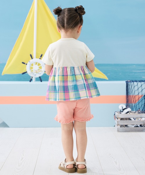 combimini(コンビミニ)の「さらクールガーリーショートパンツ(その他パンツ・キッズ・サーモンピンク/イエロー・80/90/100/110/120)」の6枚目の写真