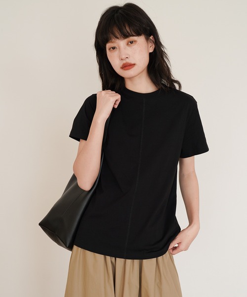 新品未使用タグ付きミュベールフリルTシャツオーガンジー定価26000黒 1503-main-240705.jpg