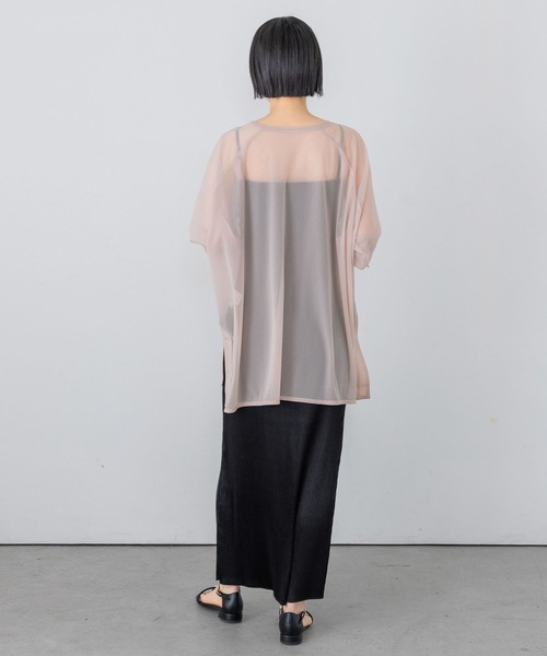 アパートバイ　シアーBIGプルオーバー セール】シアーBIGプルオーバー（Tシャツ/カットソー）｜A part